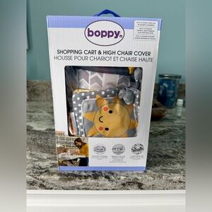 NWT! Boppy Chair Cover - Gray Pattern!
